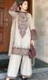 Maria.B - 3PC Unstitched Embroidered Dhanak Suit with Embroidered Dhanak Shawl - GKA2610