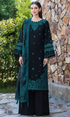 Maria.B 3PC Heavy Embroidered Dhanak Suit Printed Woolen Shawl - GKA2612