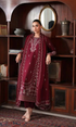 Maria.B - 3PC (Unstitched) Embroidered Dhanak Suit With Embroidered Dhanak Shawl - GKA2622