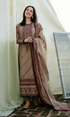 Asim Jofa 3PC Embroidered Dhanak Suit - GKA2628