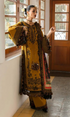Hussain Rehar - 3PC (Unstitched) Embroidered Dhanak Suit - GKA2634