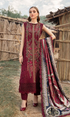 Maria.B 3PC Fully Embroidered Dhanak Suit - 2639