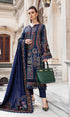 Maria.B - 3PC Heavy Embroidered Dhanak Suit - GKA7507