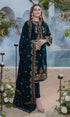 Azure -  3PC Velvet Embroidered Suit - GMB214