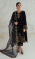 Baroque - 3PC Velvet Embroidered Suit - GMB223