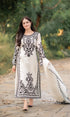 Rivaaj - 3PC Dhanak Embroidered Dress  CG - 1021