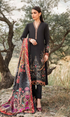 Maria.B - 3PC Heavy Embroidered Dhanak Suit - MB