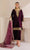 Baroque - 3PC (Unstitched) 9000 Micro Velvet Embroidered Suit - BQ021