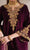 Baroque - 3PC (Unstitched) 9000 Micro Velvet Embroidered Suit - BQ021