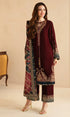 Jazmin - 3PC (Unstitched) 9000 Micro Velvet Embroidered Suit - JZ082