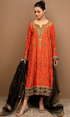 Baroque - 3PC (Unstitched) Embroidered Chickenkari Lawn Suit - GKA