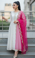 Nisa - 3PC (Unstitched) Embroidered Chickenkari Lawn Suit - GKA