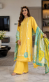 Nisa - 3PC (Unstitched) Embroidered Chickenkari Lawn Suit - GKA