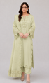 Nadia Farooqi - 3PC (Unstitched) Lawn Embroidered Suit (Light Pista) - GIR602