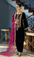 Baroque - 3PC Velvet Embroidered Suit - GMB225