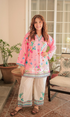 Sui Dhagha - 2PC (Unstitched) Printed Shamoz Silk  Suit - SD011