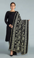 Bareezé Premium Embroidered Karandi Shawl ONLY - GBR24