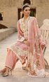 Crimson - 3PC lawn chicken kari Embroidered suit - GKA2441