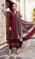 Maria.B - 3PC Embroidered Dhanak Suit - GKA2463