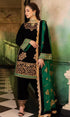 Zainab Chottani - 3PC Velvet Embroidered Suit - GMB 221