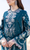 Qalamkar - 3PC Embroidered Sequence Chickenkari Lawn Suit - QA110