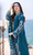 Qalamkar - 3PC Embroidered Sequence Chickenkari Lawn Suit - QA110