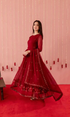 Maria.B - 3PC (Unstitched) Embroidered Premium Chiphon Frock - GH211