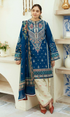 ZARA SHAH JAHAN - 3PC Embroidered Dhanak Suit - GKA2715