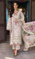 Elaf - 3PC Lawn Embroidered Chikankari Shirt With Printed Silk Dupatta - GKA70