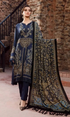 Maria.B 3PC Heavy Embroidered Dhanak Suit ( Printed Wool Shawl )