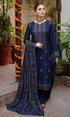 Bareeze - 3PC Embroidered Shirt With Heavy Embroidered Dhanak Shawl - GKA7519