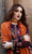 HUSSAIN REHAR - 3PC Heavy Embroidered Dhannak shirt with Embroiderd Shawl - GKA7515